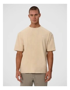The Newport Tee in Light Camel