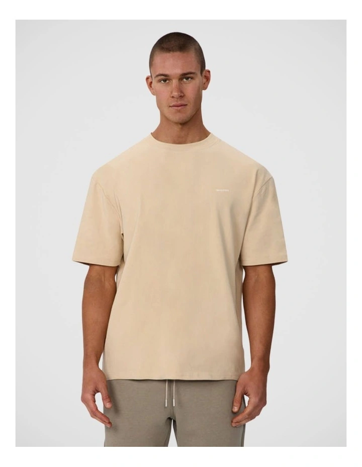 The Newport Tee in Light Camel image 1