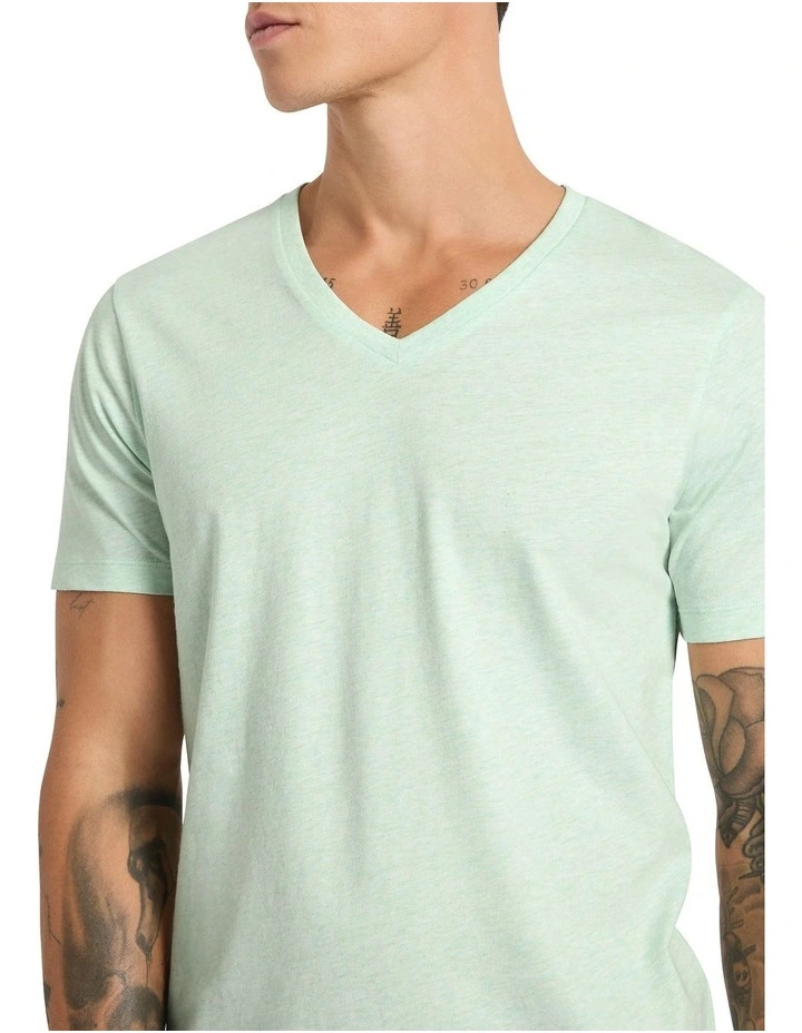 Marle Arnie V Neck in Pastel Green image 4