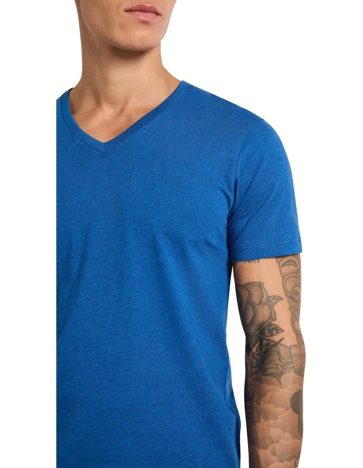 Marle Arnie V Neck in Snorkle Marle image 4