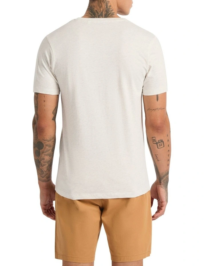 Marle Brando Crew Neck in Oatmeal Marle image 3