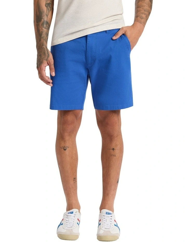 Brayden Chino Short in Cobalt Blue image 2