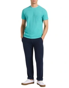 Mansfield Tee in Teal Green