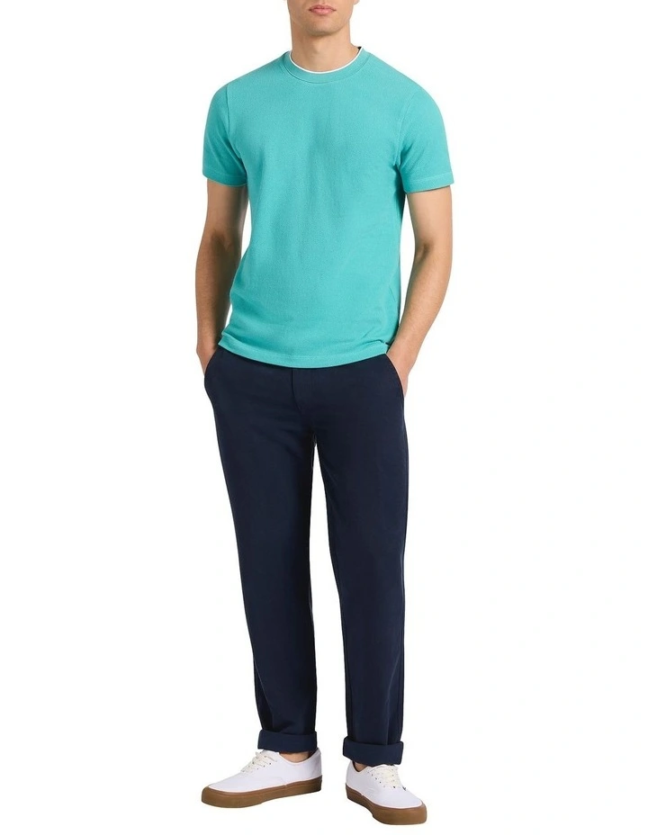 Mansfield Tee in Teal Green image 1