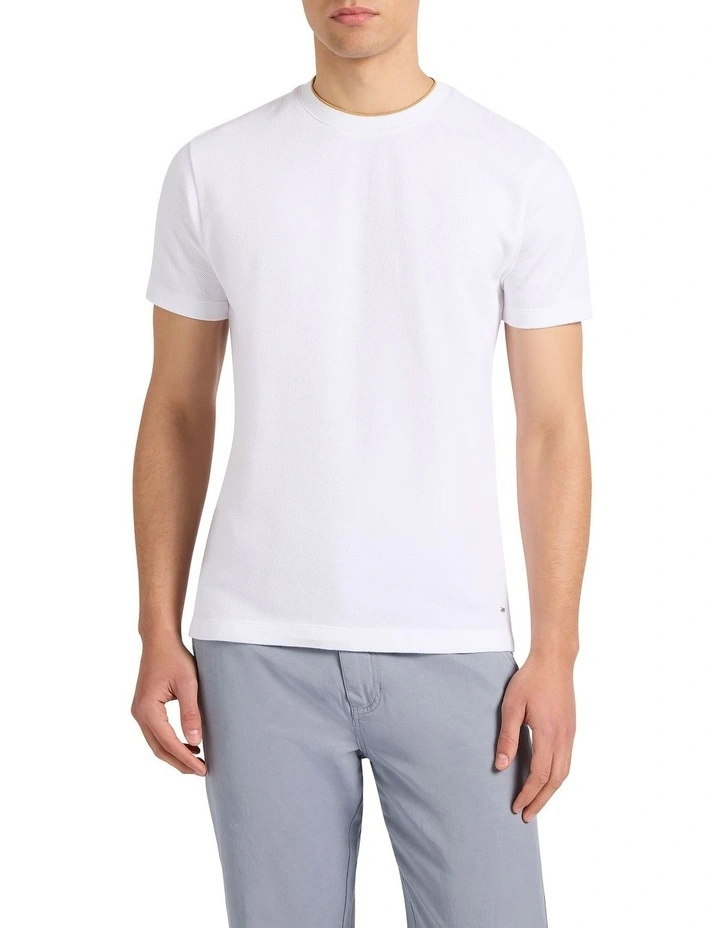 Mansfield Tee in White image 2