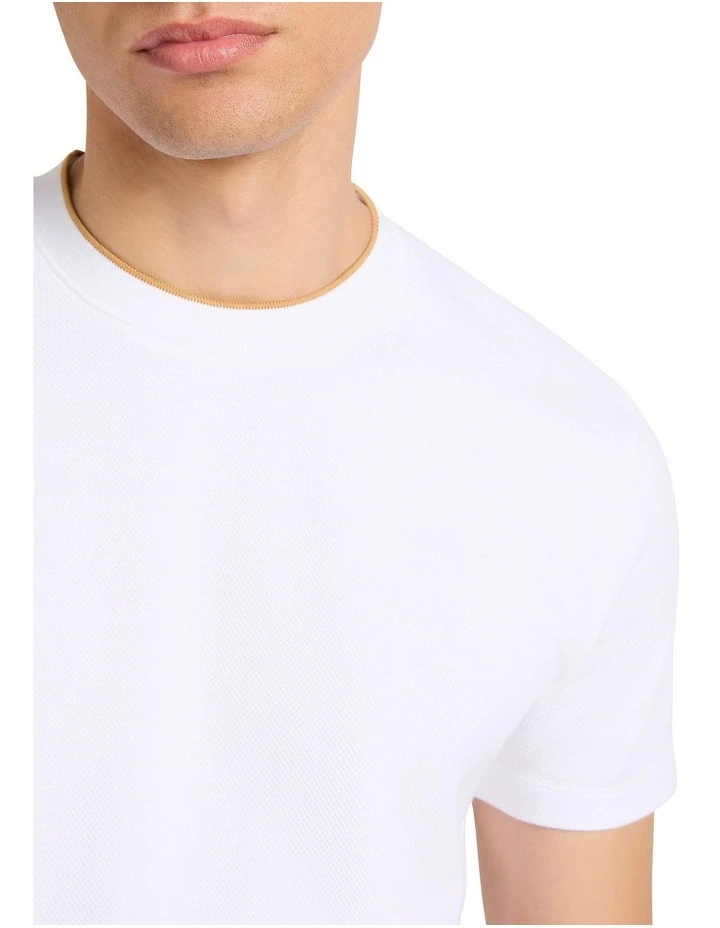 Mansfield Tee in White image 4