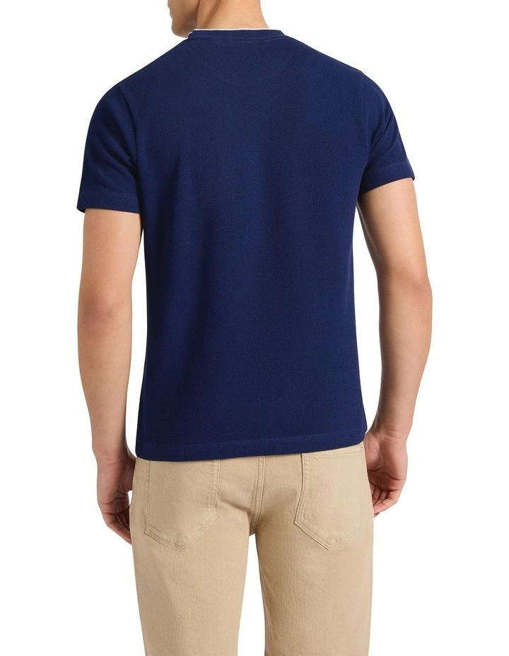 Mansfield Tee in Navy image 4
