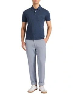 Barnie Cotton Polo in Navy