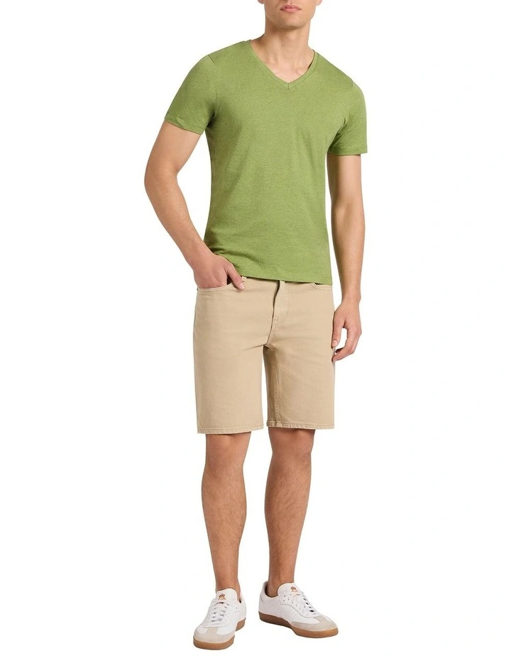 Marle Arnie V Neck in Leaf Green image 2