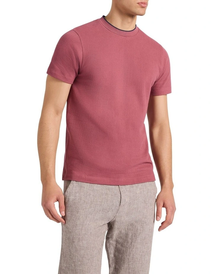 Mansfield Tee in Deco Rose image 1