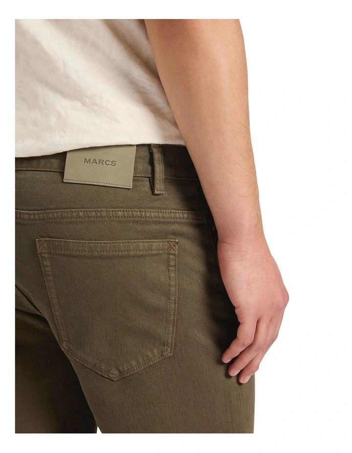 Jordan Garment Dyed Shorts in Teak Brown image 3