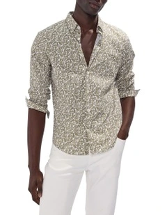 The Final Problem Shirt in Olivine Green