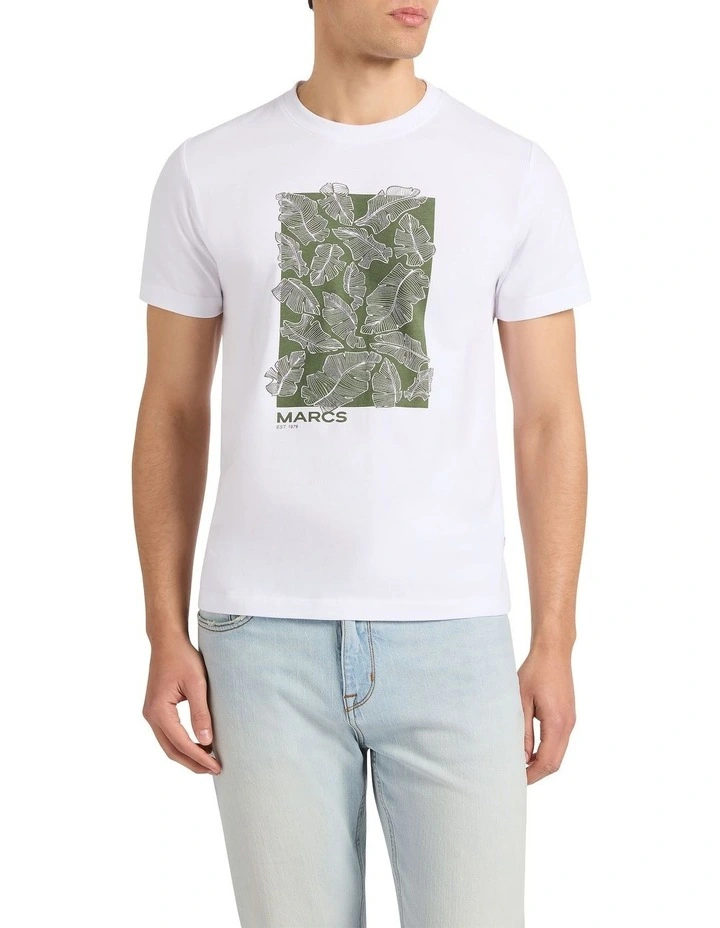 To Catch A Leaf Tee in White image 1