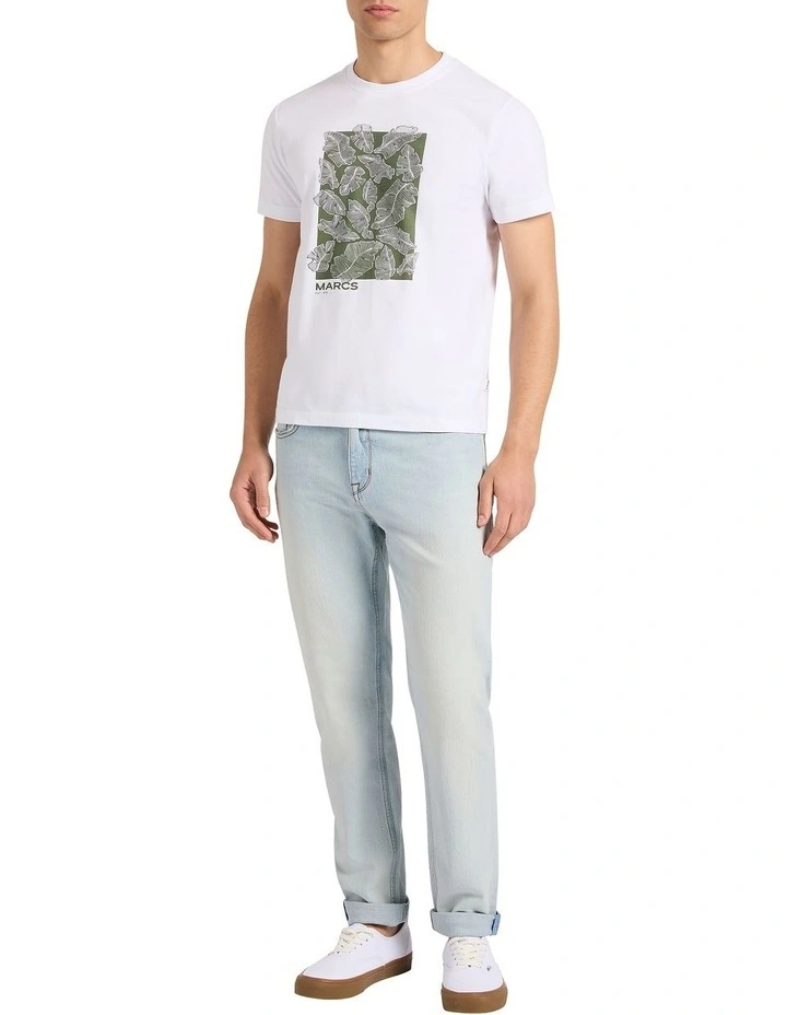 To Catch A Leaf Tee in White image 2