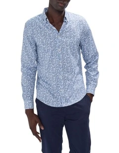 The Final Problem Shirt in Blue Multi