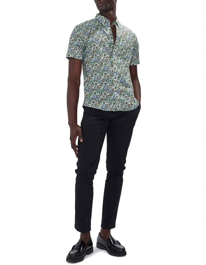 Last Bow Shirt in Green Multi image 2