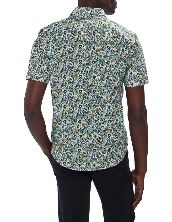 Last Bow Shirt in Green Multi image 4