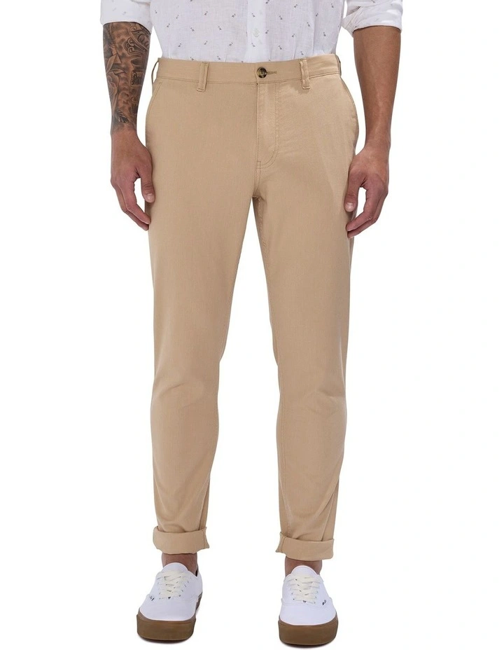 Brayden Textured Chino Pant in Boulder image 2