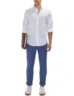 Brayden Textured Chino Pant in Navy