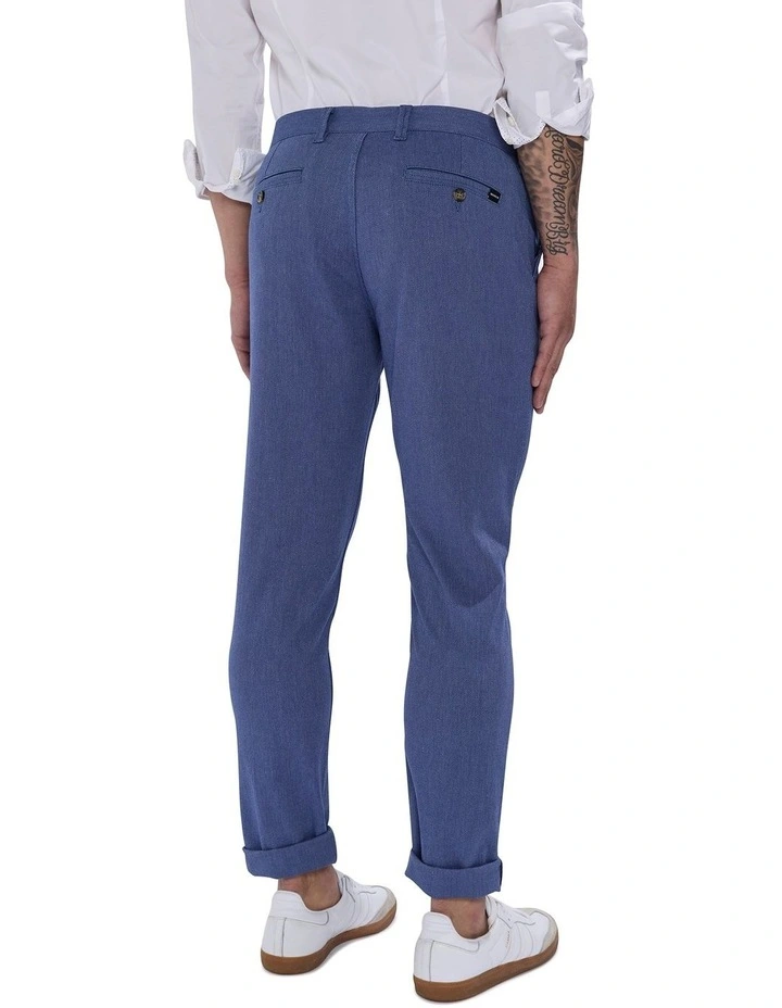 Brayden Textured Chino Pant in Navy image 4