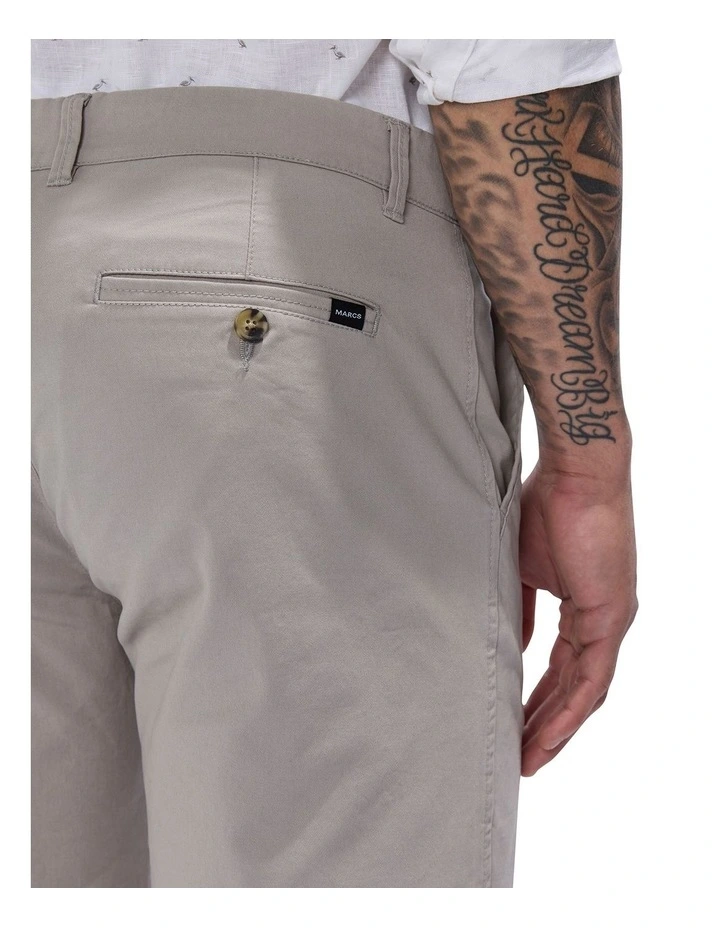 Brayden Chino Short in Grey image 3