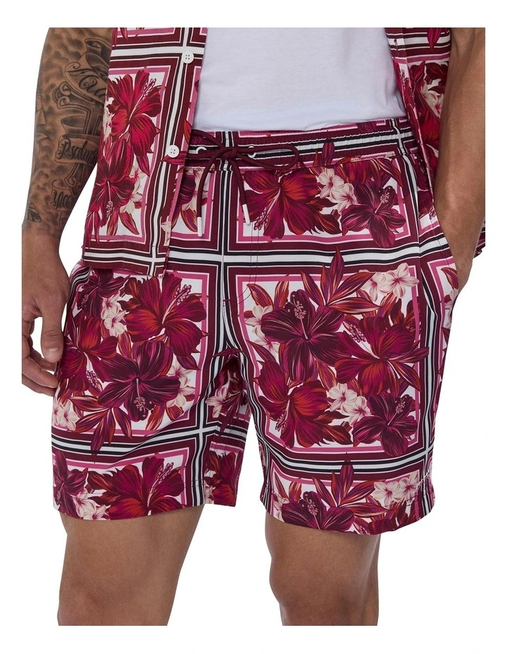 Endless Summer Swim Short in Dark Fuchsia image 3