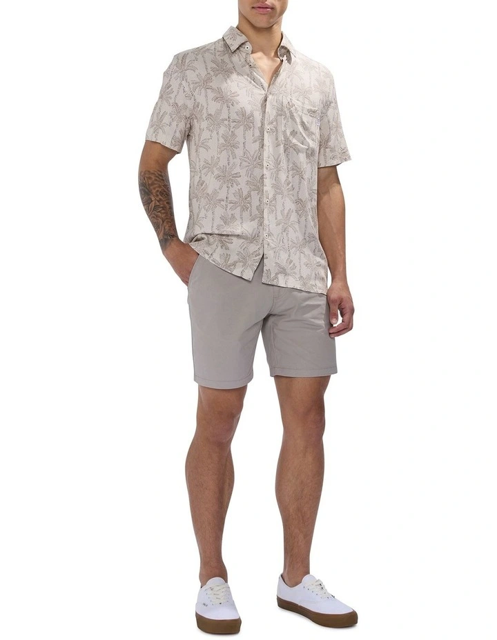 Keep Palm And Carry On Shirt in Sand Multi image 2