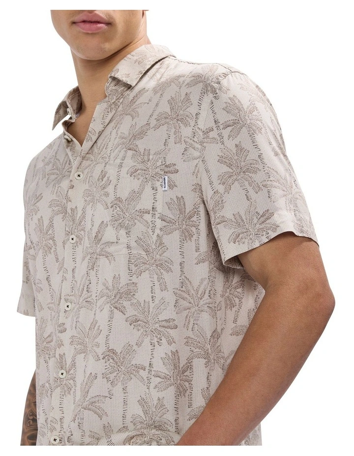 Keep Palm And Carry On Shirt in Sand Multi image 3