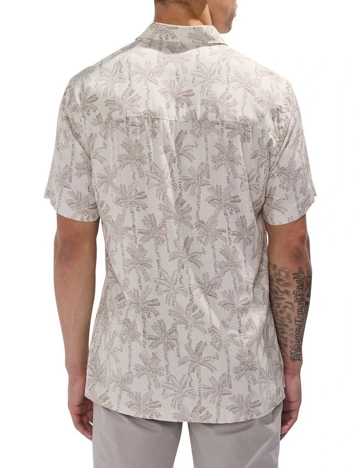 Keep Palm And Carry On Shirt in Sand Multi image 4