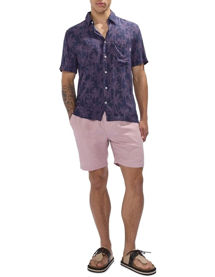 Keep Palm And Carry On Shirt in Navy Multi image 2
