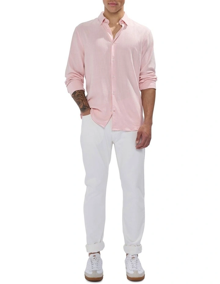 Danny Shirt in Soft Pink image 2