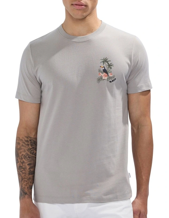 Thomas Toucan Tee in Grey image 1