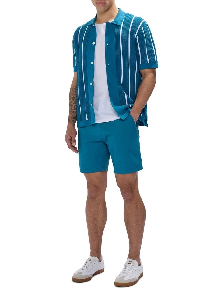 Brayden Chino Short in Dark Teal image 1