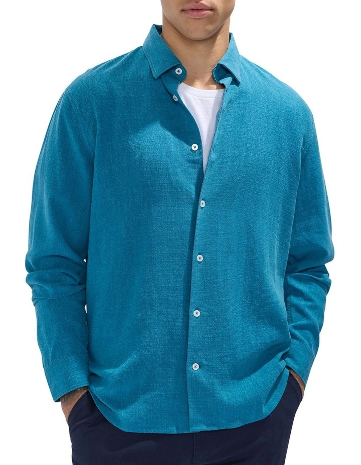 Danny Shirt in Dark Teal image 1