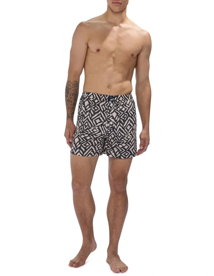Mykonos Boxer Short in Carbon Multi image 1