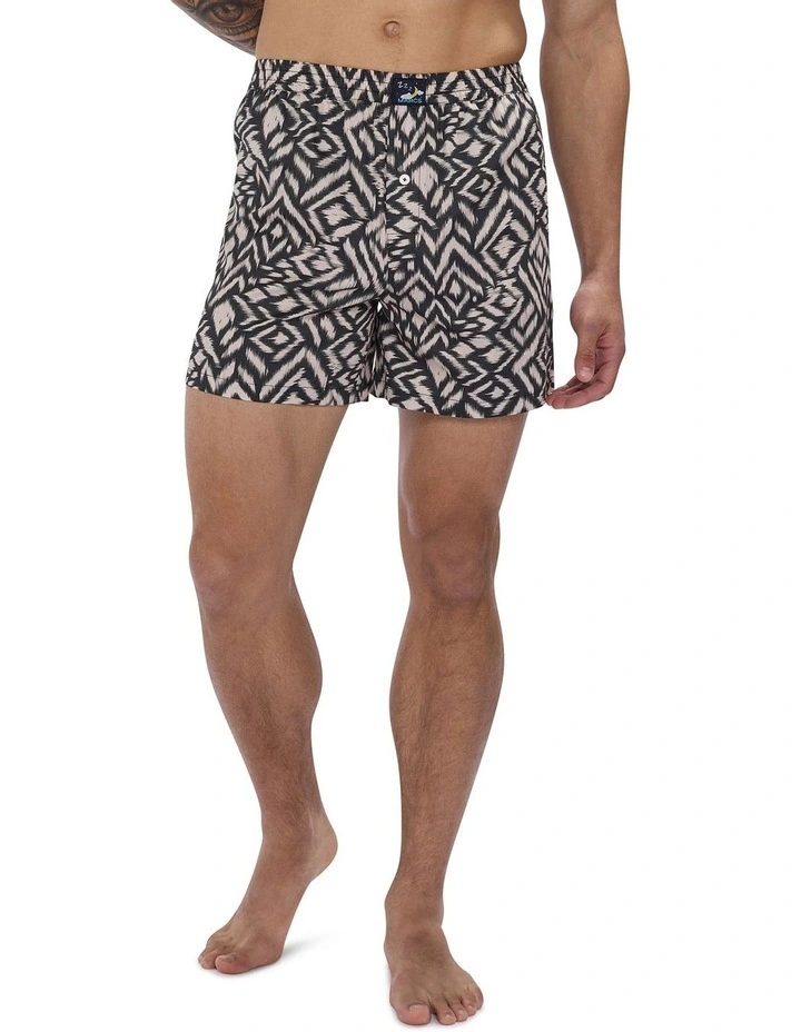 Mykonos Boxer Short in Carbon Multi image 2