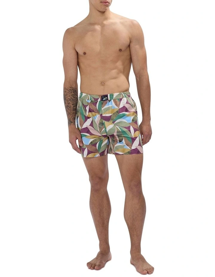 On My Love Boxer Short in Fig Multi image 1