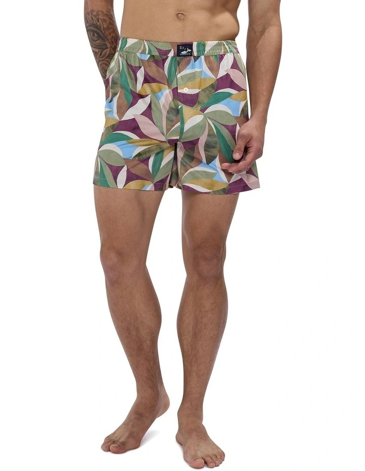 On My Love Boxer Short in Fig Multi image 2