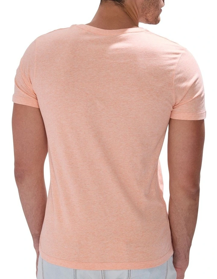Brando Crew Neck in Peach Marle image 4