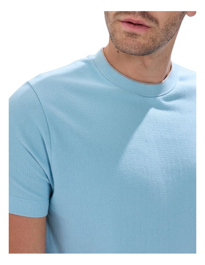 Mansfield Tee in Sky Blue image 3