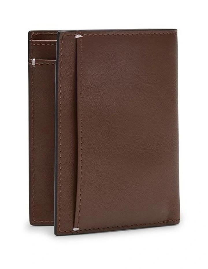 Lamar Leather Bi-fold Wallet in Tan image 2