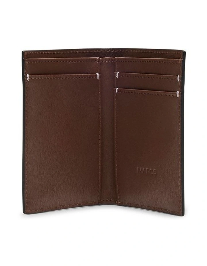 Lamar Leather Bi-fold Wallet in Tan image 3