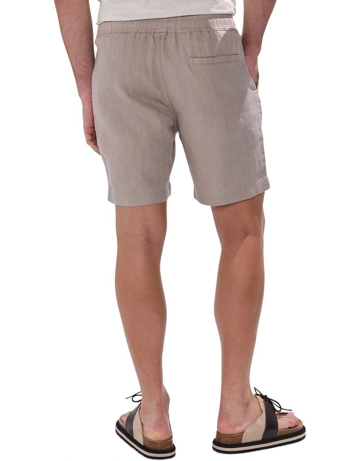 George Linen Short in Grey image 4