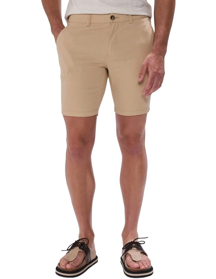 Brayden Textured Chino Short in Boulder image 2