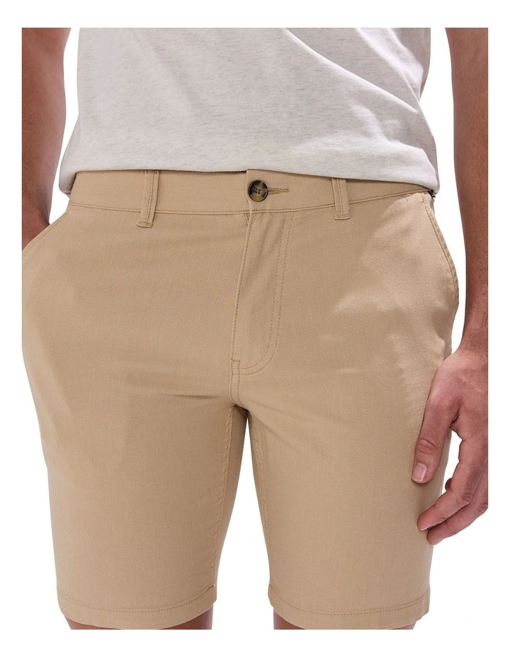 Brayden Textured Chino Short in Boulder image 3