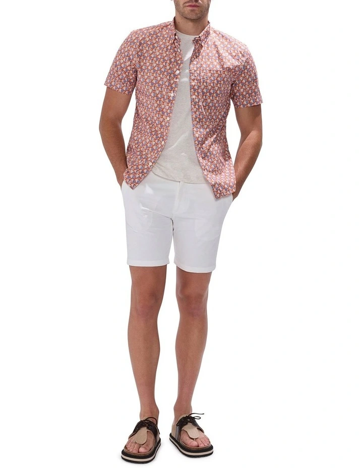 By The Sea Shirt in Rust Multi image 2