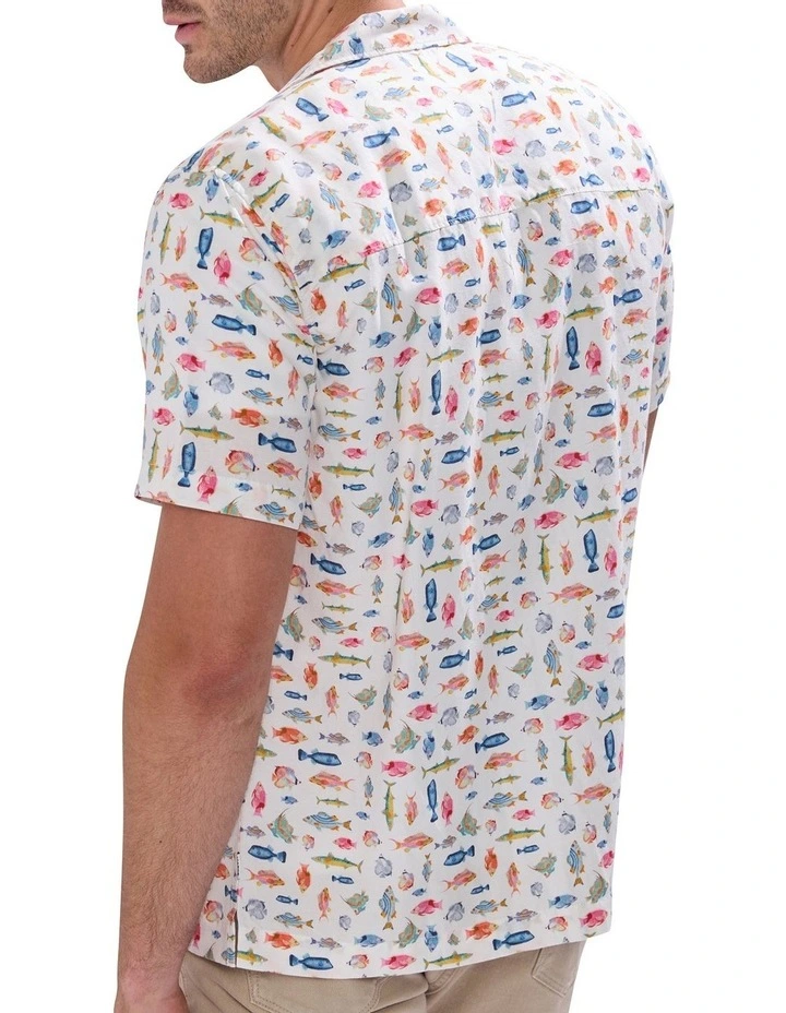 Fin-Tastic Shirt in White Multi image 4