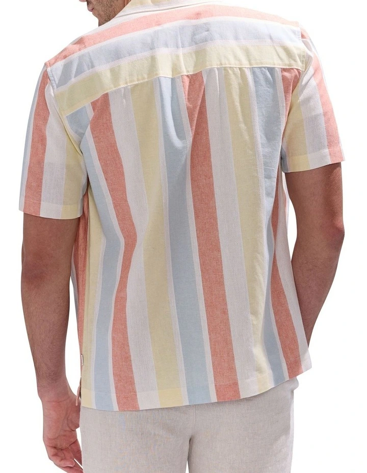 Poseidon Stripe Shirt in Blue Stripe image 4