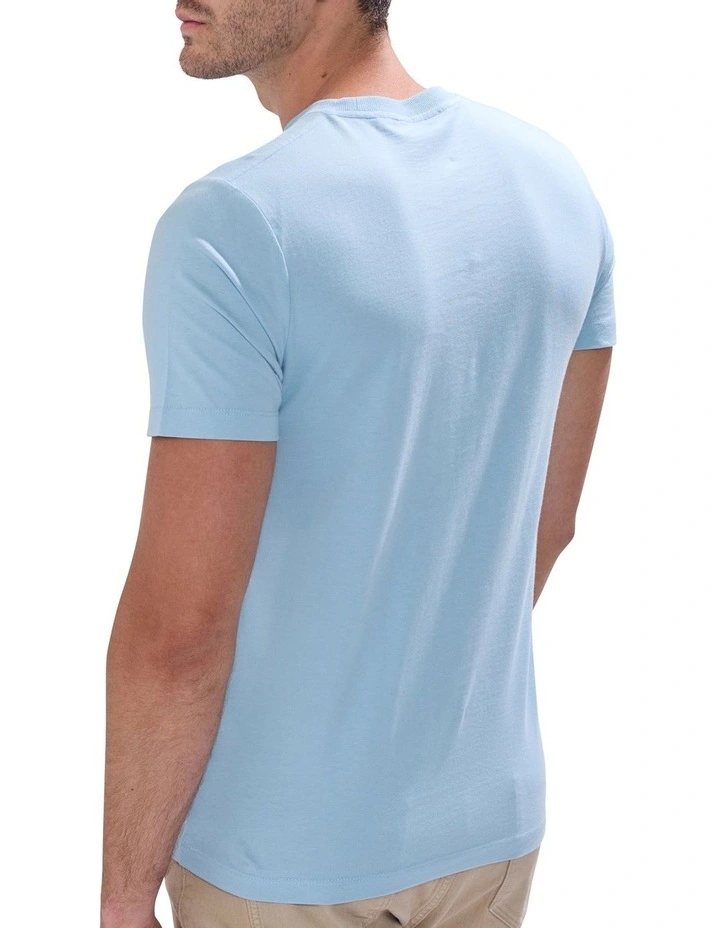 La Plage Tee in Sky Blue image 4