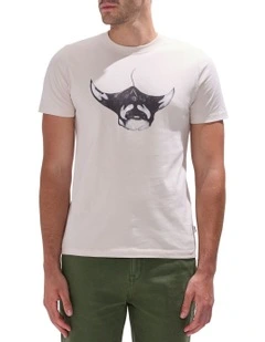 Manta-Slay Tee in Pumice Grey